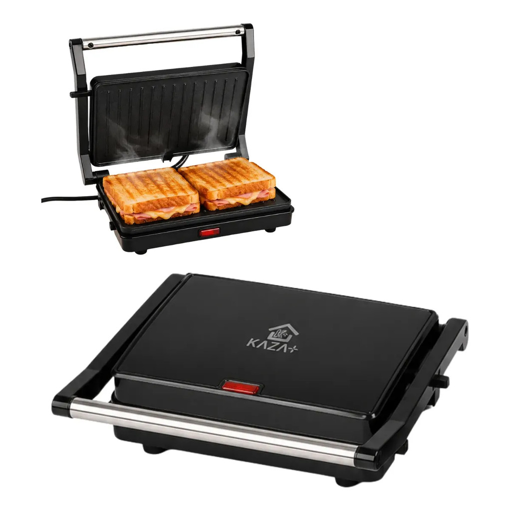 Grill Sanduicheira Elétrica Chapa Dupla 750w 127v Kasa+