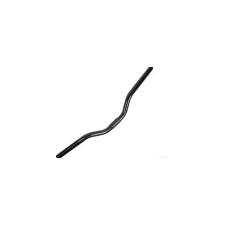 Guidão Down Hill Aço 580mm Elevação 12mm C.Jiangsu Preto Para Bicicleta MTB Mountain Bike Resistente Modelo 50084