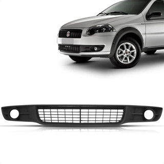 Grade Parachoque Inferior Central Cinza Fiat Siena Palio G4 Elx 2008 2009 2010 2011 em Oferta na Shopee