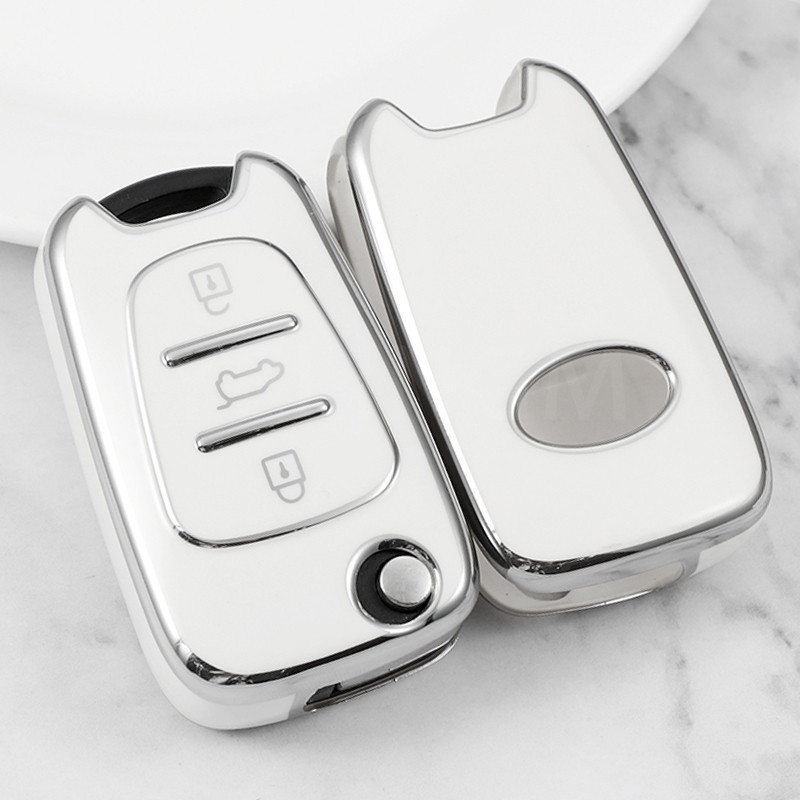 Capa de Chave para Hyundai i20 i30 ix20 ix25 ix35 Elantra Accent KIA Sportage Rio 3 Soul Optima Ceed Pro K5 K2 Capa de C