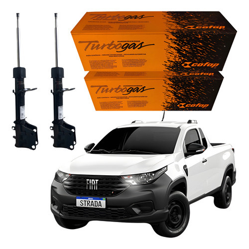Par Amortecedor Cofap Dianteiro FIAT STRADA 2013 em Oferta na Shopee