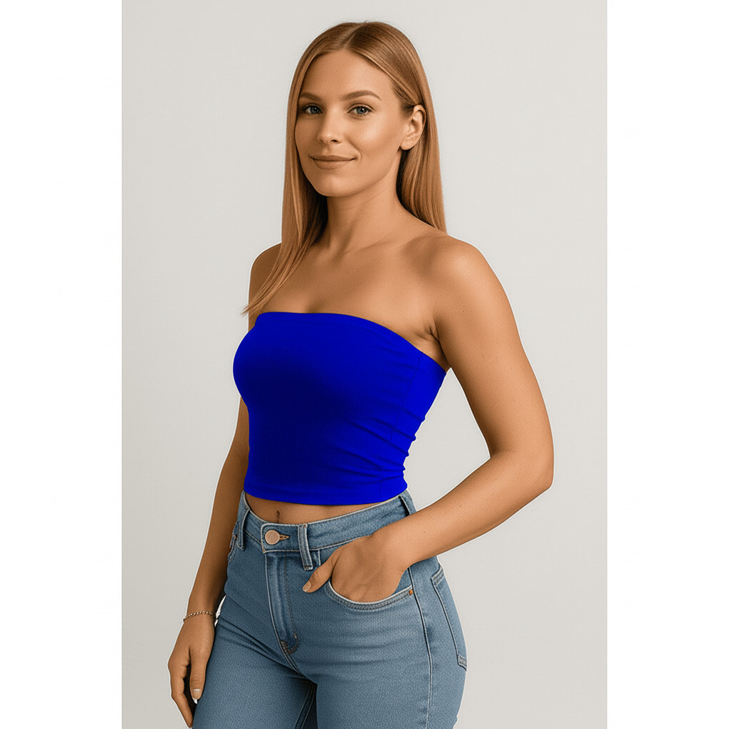 Cropped Modelador Tomara Que Caia – Top Tube Ajuste Perfeito em Oferta na Shopee