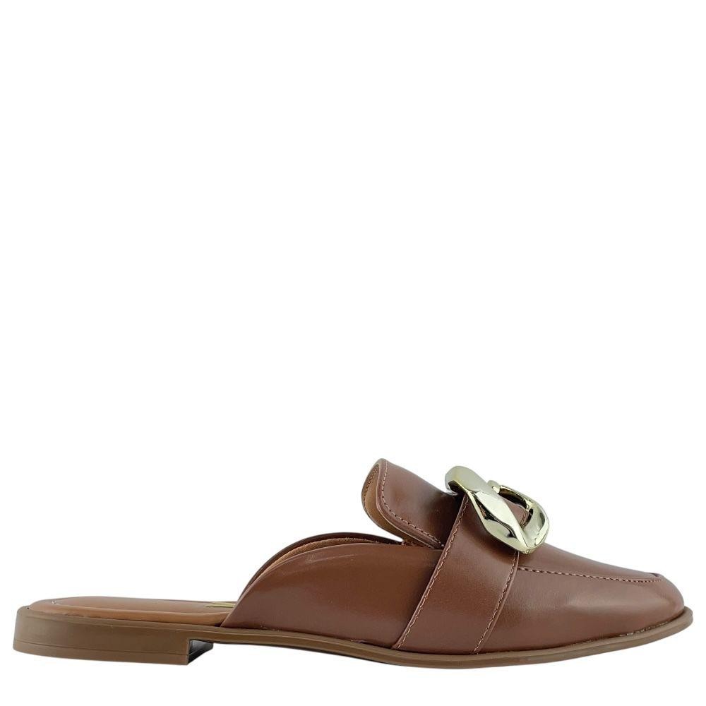 Mule Feminino Vizzano Casual Mocca Preto 1376120