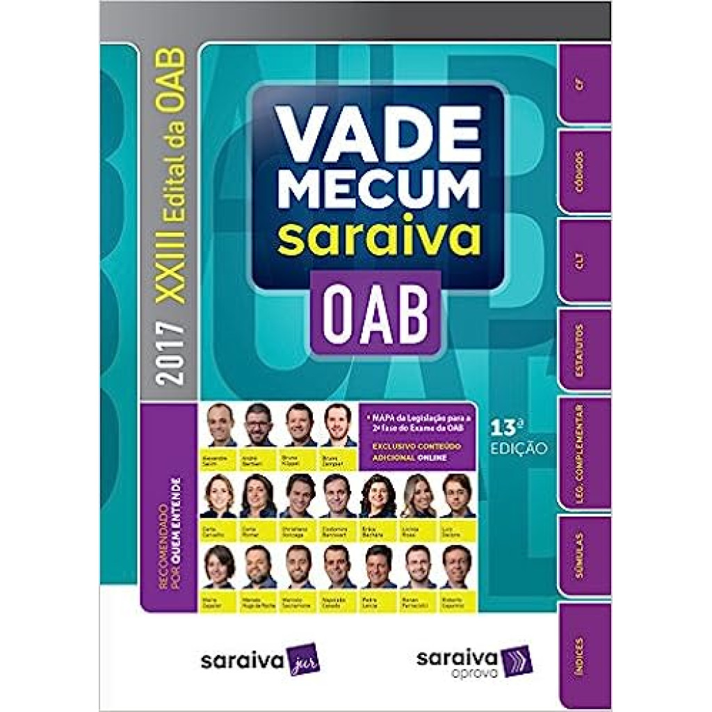 Vade Mecum Saraiva: Oab e Concursos - 2017