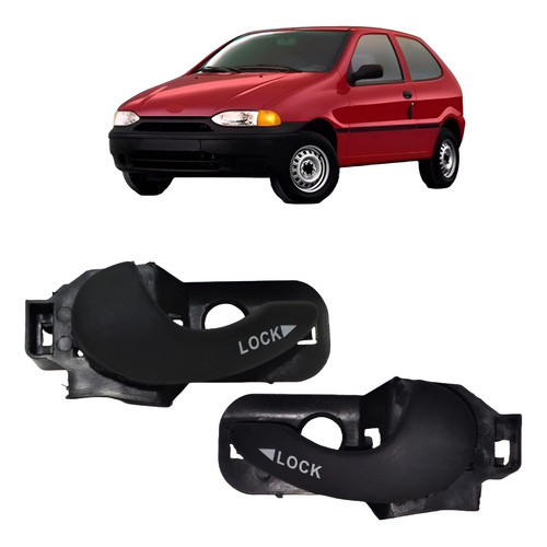 Par Da Macaneta Interna Fiat Palio Fire 2001 2002 2003