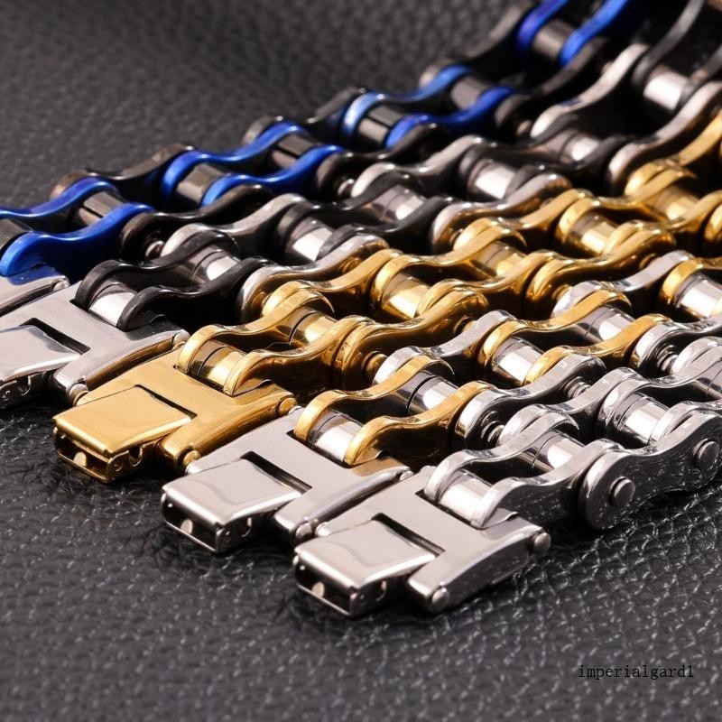 Pulseira Corrente Motocicleta Imp Joias Aço Inoxidável Design Uso Diário
