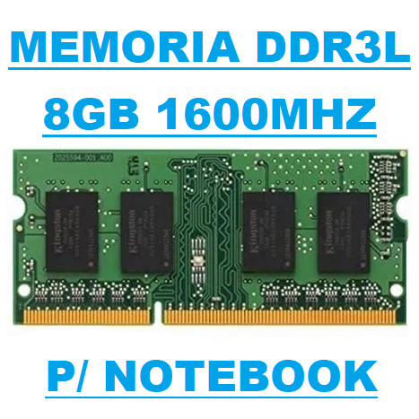 Memoria Ddr3L 8gb 1600Mhz P/ Notebook