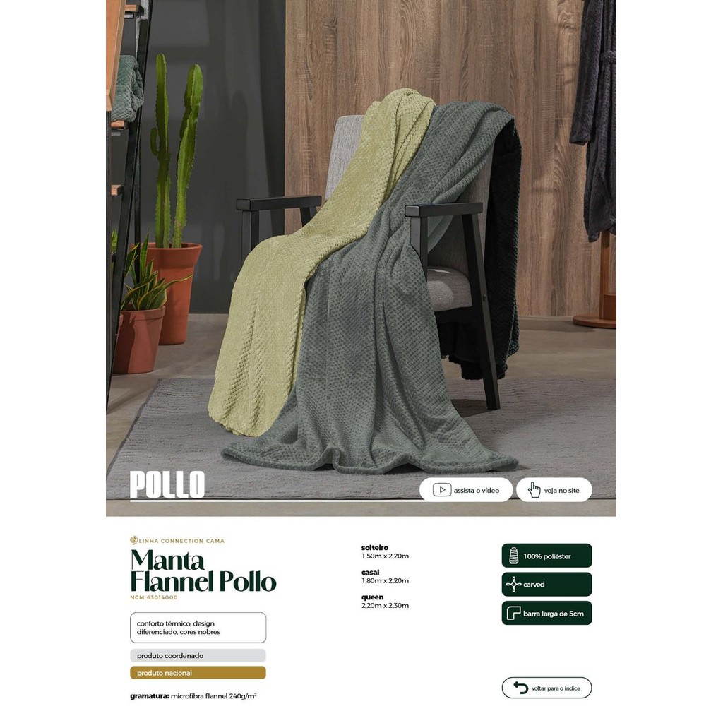 Manta Flannel Queen Pollo Comfort – Macia, Antialérgica