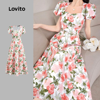 Lovito Vestido Bohême Primavera/verão para Mulheres L149ED397 em Oferta na Shopee