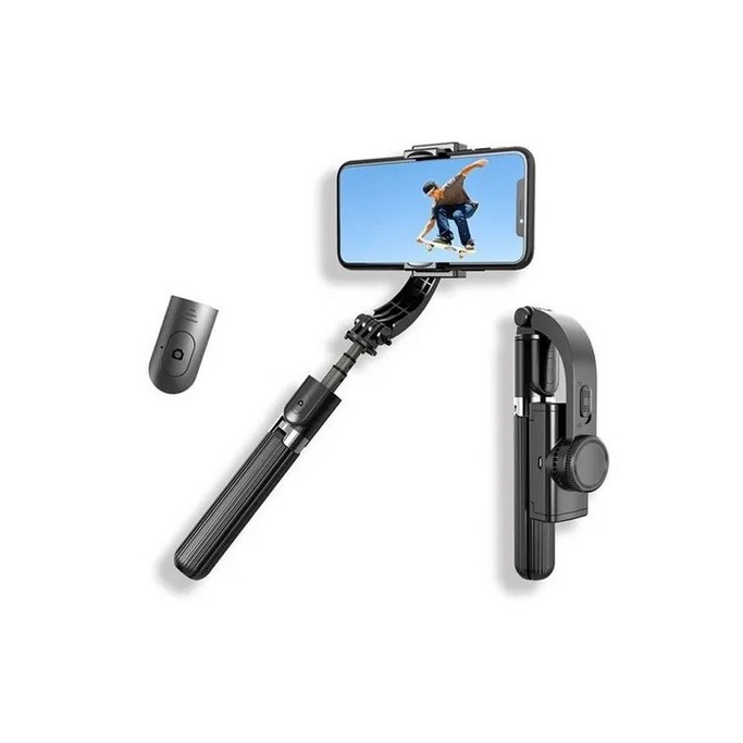 Bastão de Selfie Tripé P20 com Controle Bluetooth Dobrável para Celular Android iOS Universal