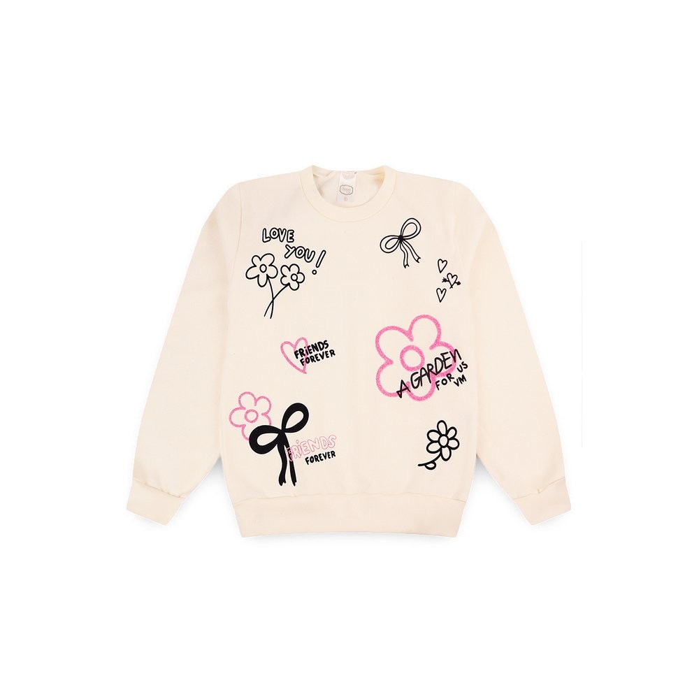 Blusa Moletom Infantil Menina Young Girl Life