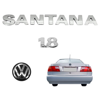 Emblemas Santana 1.8 + Vw Mala - 1999 À 2006 - G3 Geração 3 em Oferta na Shopee