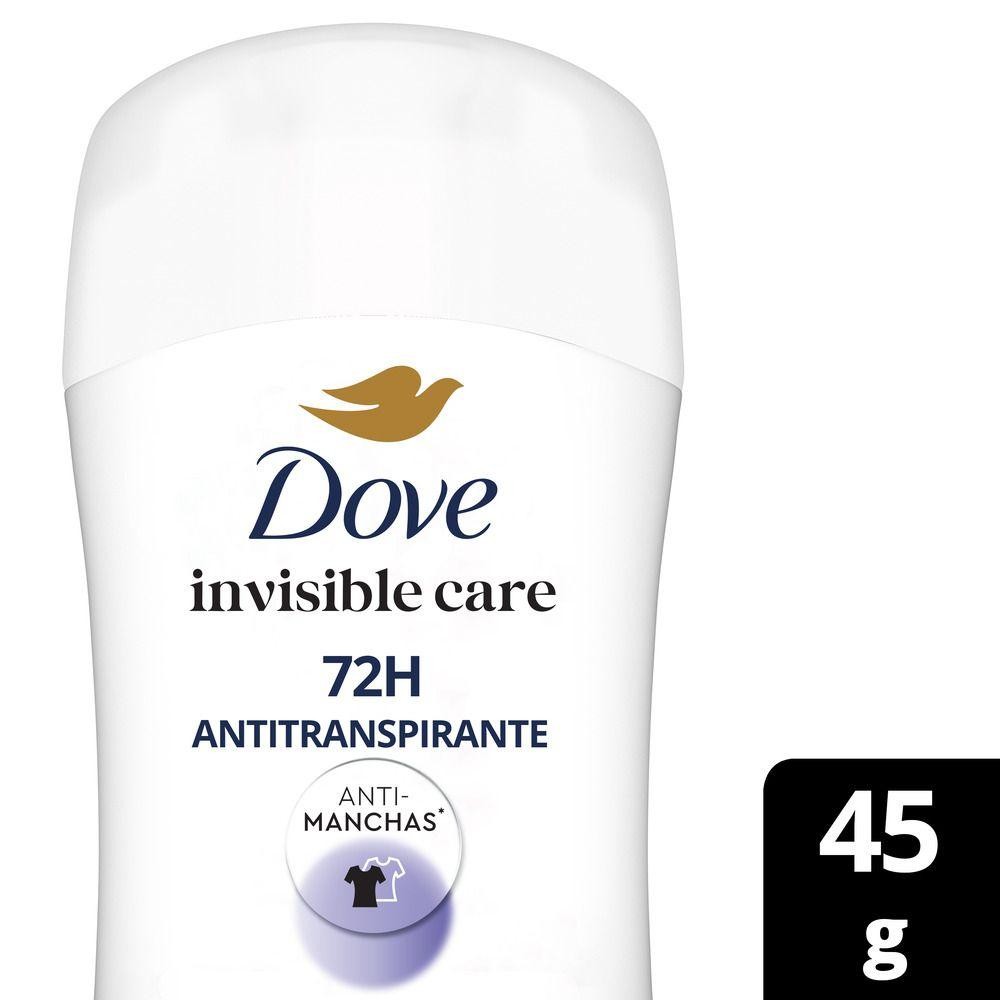 Desodorante Antitranspirante Stick Dove Invisible Dry 45g em Oferta na Shopee