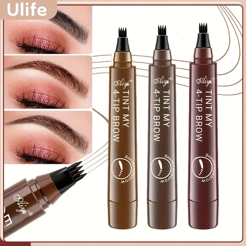 3/1PCS Lápis De Sobrancelha Líquido À Prova D'água De 5 Cores, De Longa Duração, Definição Natural, Maquiagem Barata 4D em Oferta na Shopee