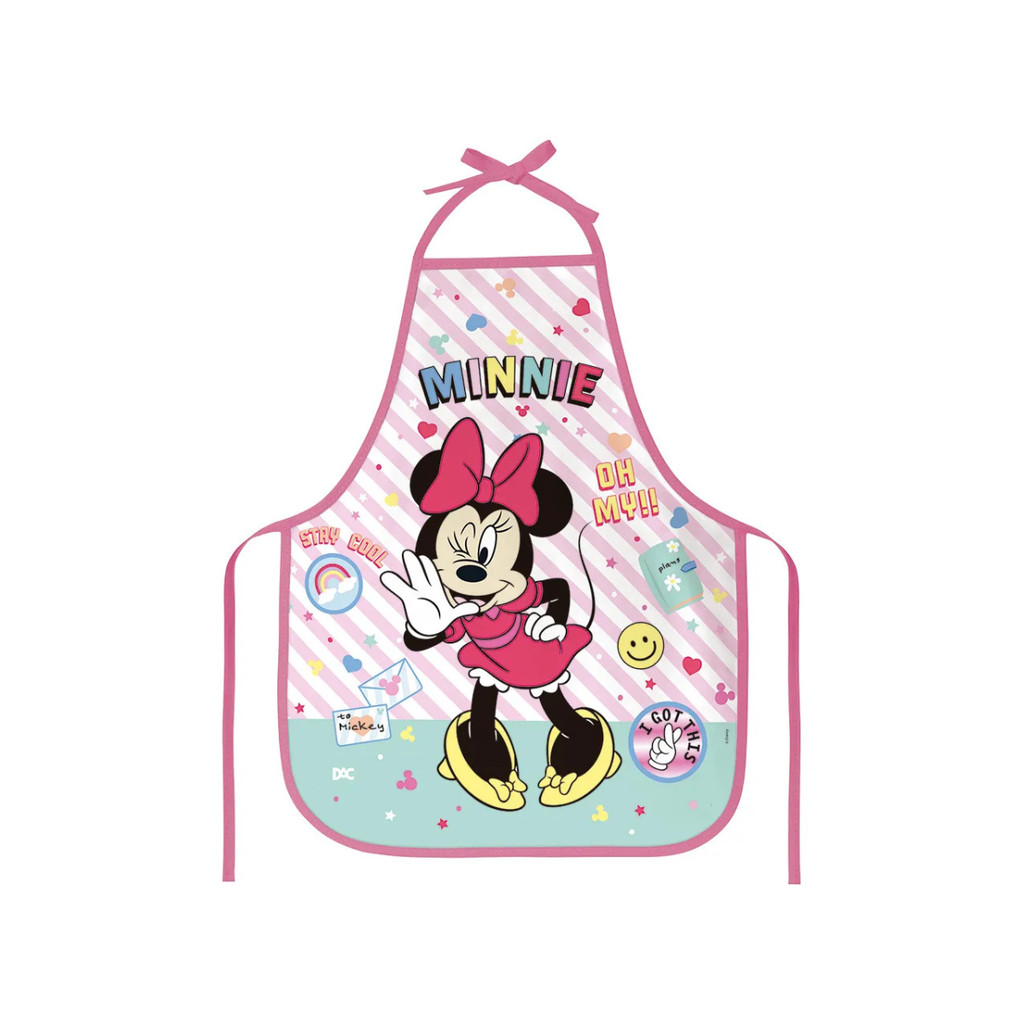 Avental Infantil Escolar Minnie Dac em Oferta na Shopee