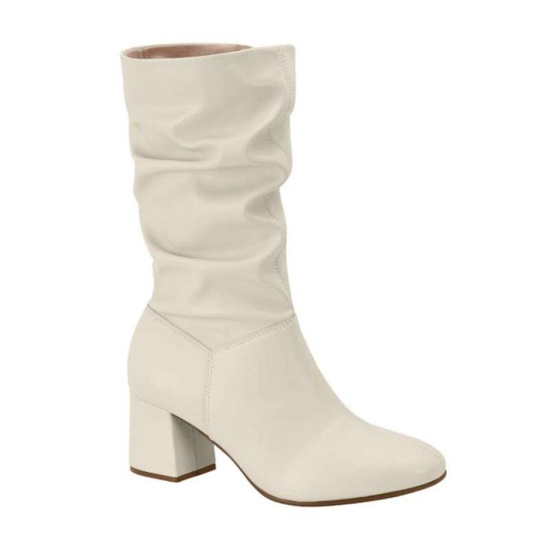 Bota Beira Rio Salto Médio - Feminina em Oferta na Shopee