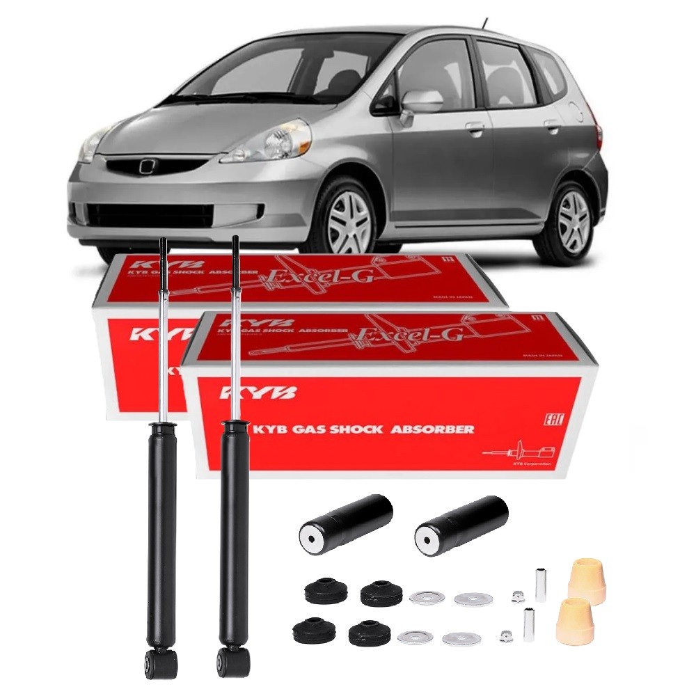 PAR AMORTECEDOR TRASEIRO HONDA FIT 2003 ATÉ 2008 KAYABA em Oferta na Shopee