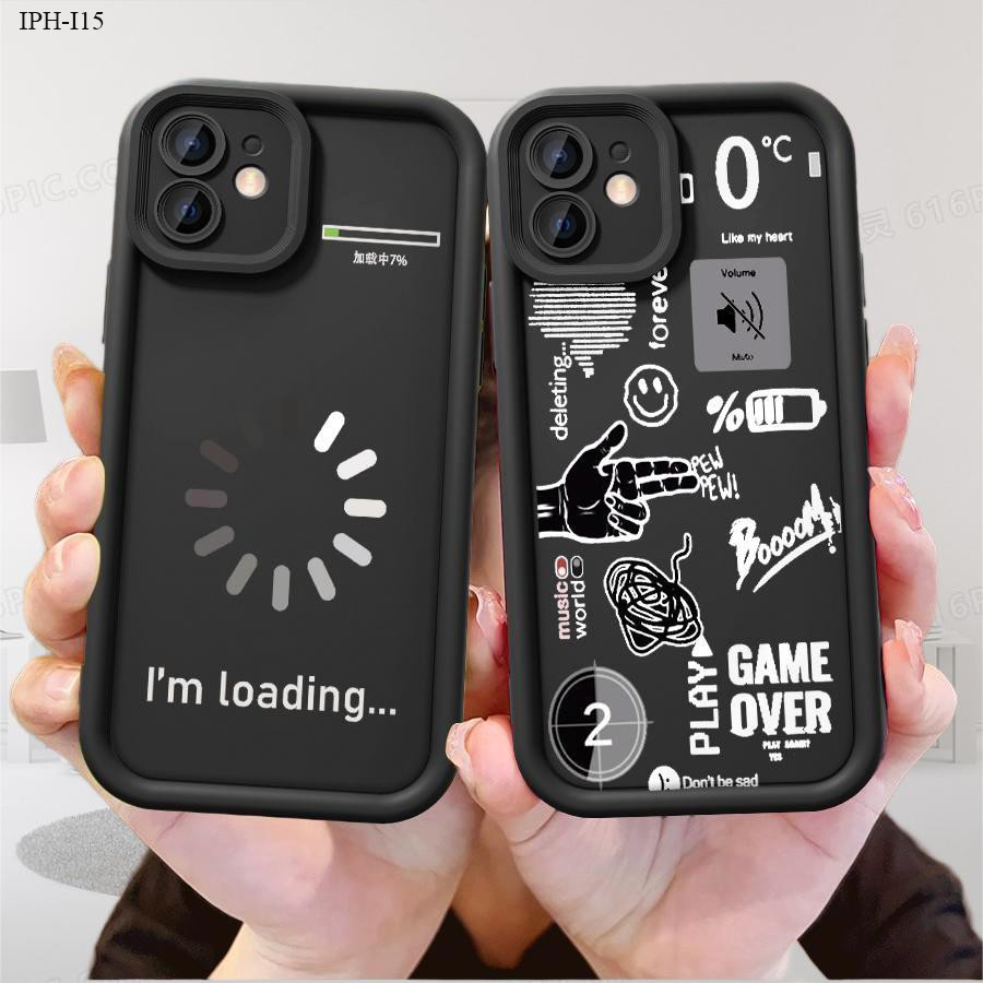 Capa Para iPhone 15 14 13 12 11 X XS XR 7 8 SE Pro Max Plus Capinha De Celular Macio Preto Case 6269 TYB em Oferta na Shopee