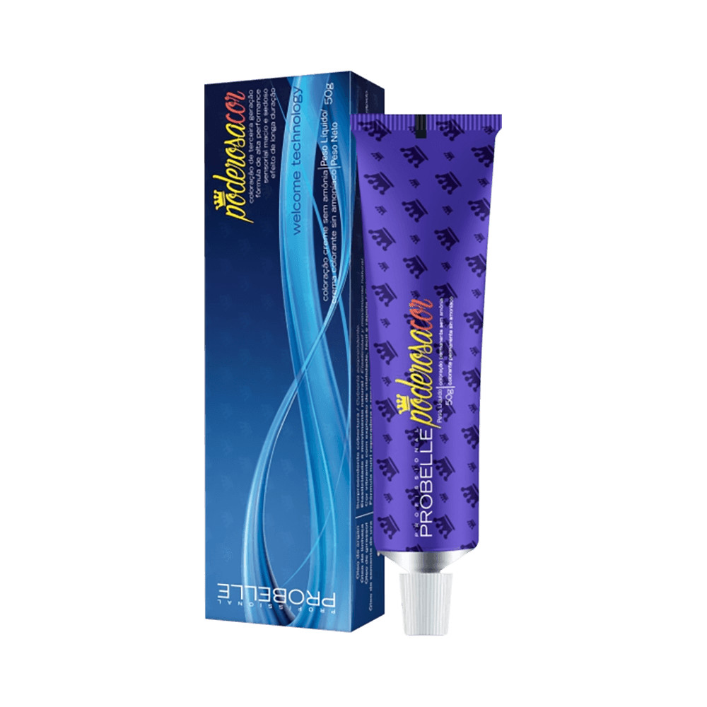Tonalizante Probelle Poderosa Cor 7.0 Louro Natural em Oferta na Shopee