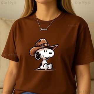 Camiseta Feminina Snoopy T-Shirt 100% Algodão em Oferta na Shopee