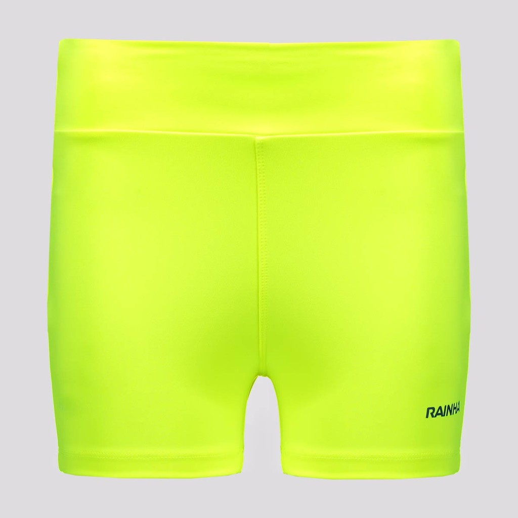 Bermuda Rainha UV 50+ Classic Curta Feminina Amarelo Flour