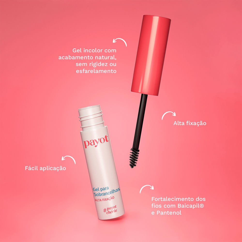 Detalhes do Gel Para Sobrancelhas Payot Alta Fixação