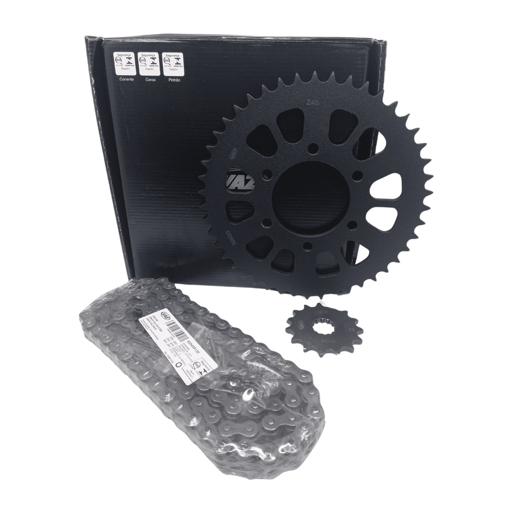 KIT RELACAO TRANSMISSAO COMPLETO KAWASAKI EN650 VULCAN S ABS 2015 à 2018 EN650 VULCAN S 2015 à 2017