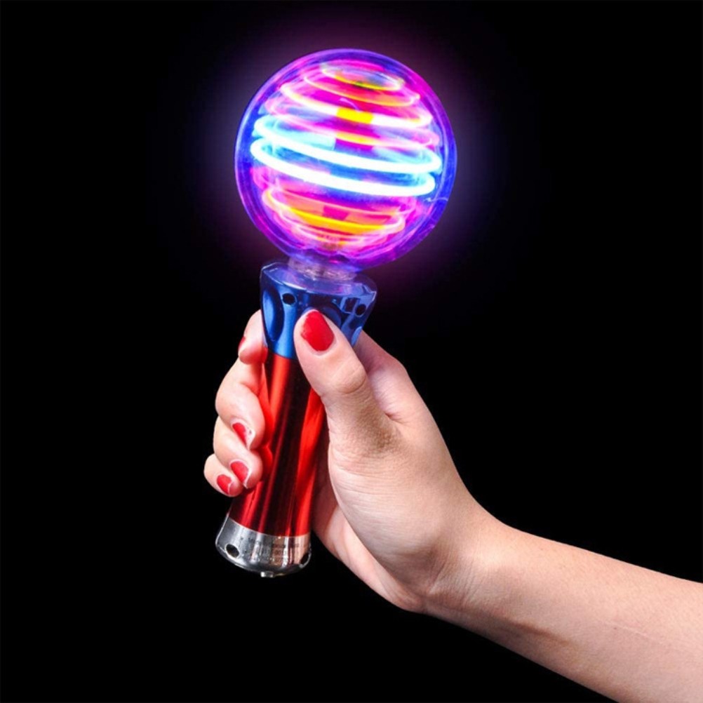 Bola Luminosa Brinquedo Vara Piscando LED Varinha Rotativa Diversão Festa De Aniversário Favor Para Crianças em Oferta na Shopee