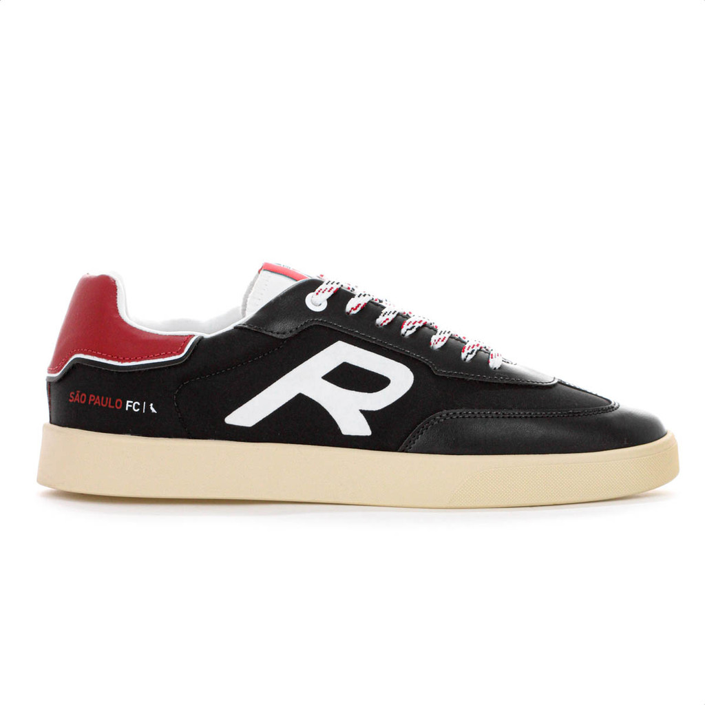 Tênis Reserva R Vintage São Paulo Preto Vermelho e Branco - Masculino em Oferta na Shopee