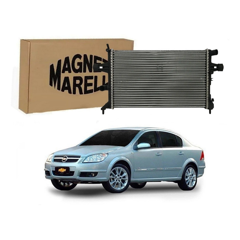 Radiador Agua Marelli Vectra 2.0 2.4 2006 A 2008 em Oferta na Shopee