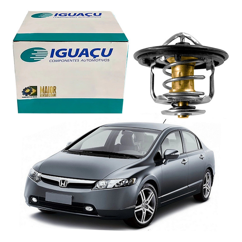 Valvula Termostatica Iguaçu Honda Civic 1.8 16v 2007 A 2011 em Oferta na Shopee