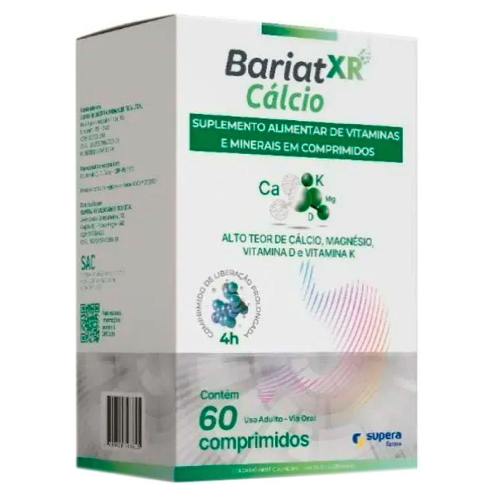 Bariat Xr Calcio 60 Comprimidos Supera