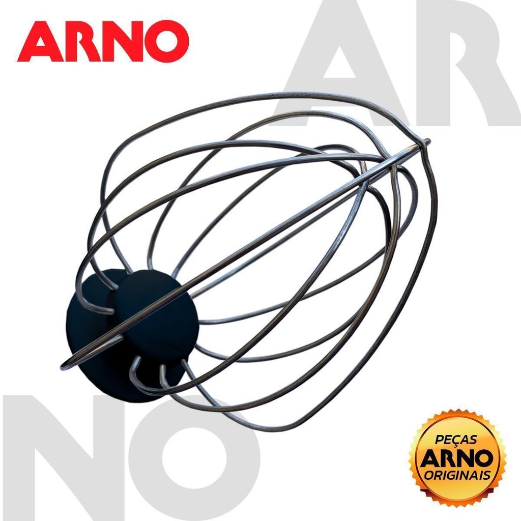 Batedor Leve Batedeira Planetária Arno Cinza