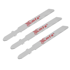 LAMINA PARA SERRA TICO-TICO, ACO CARBONO, ENCAIXE BOSCH, 50 X 1,2MM, 3PCS // MTX