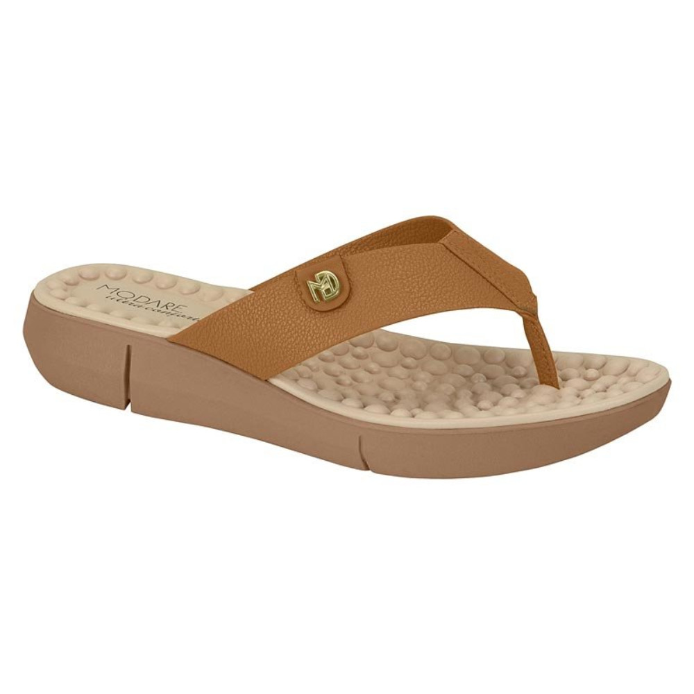 Modare Tamanco Napa Camel Feminino Leve e Estiloso em Oferta na Shopee