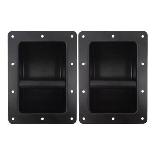 2 Alça Metal Média Para Caixa Som Ludovico 220 X 160 Metal Profissional