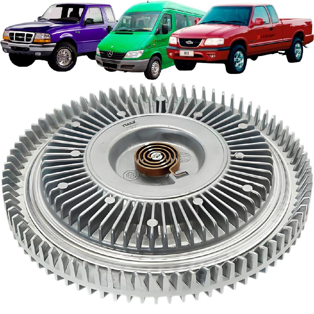 Polia Embreagem Viscosa Defender 90 110 Sprinter 310 2.5 8v Blazer S10 Ford F1000 Ranger