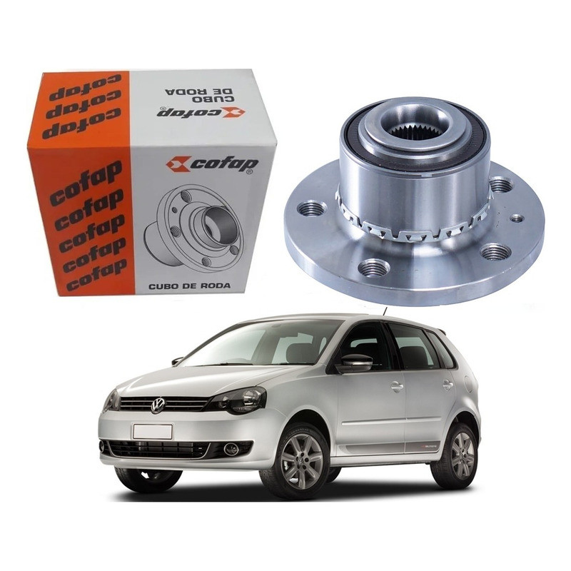 Cubo Rolamento Dianteiro Com Abs Polo 1.6 2.0 2012 A 2015