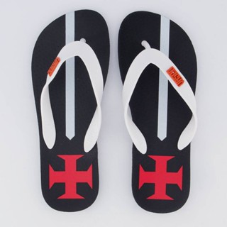 Chinelo Vasco Camisas Negras Preto e Branco em Oferta na Shopee