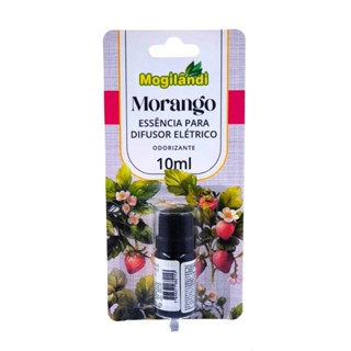 Essência Odorizante para Difusor Elétrico Morango Mogilândi – 10ml em Oferta na Shopee