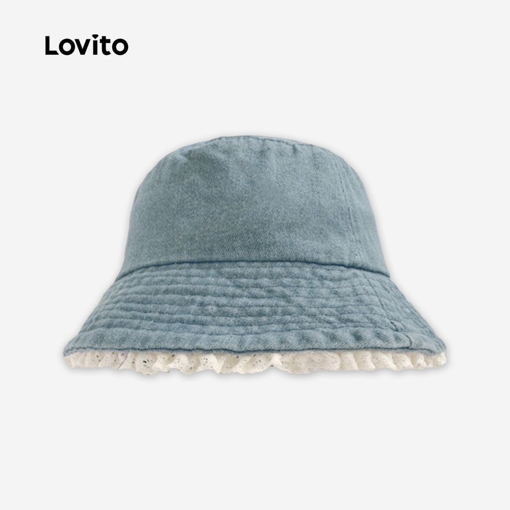 Lovito Chapéu Casual Minimalista LFA99043 em Oferta na Shopee