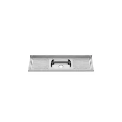 Pia de Cozinha Inox 120x53cm Com Concreto Forminox