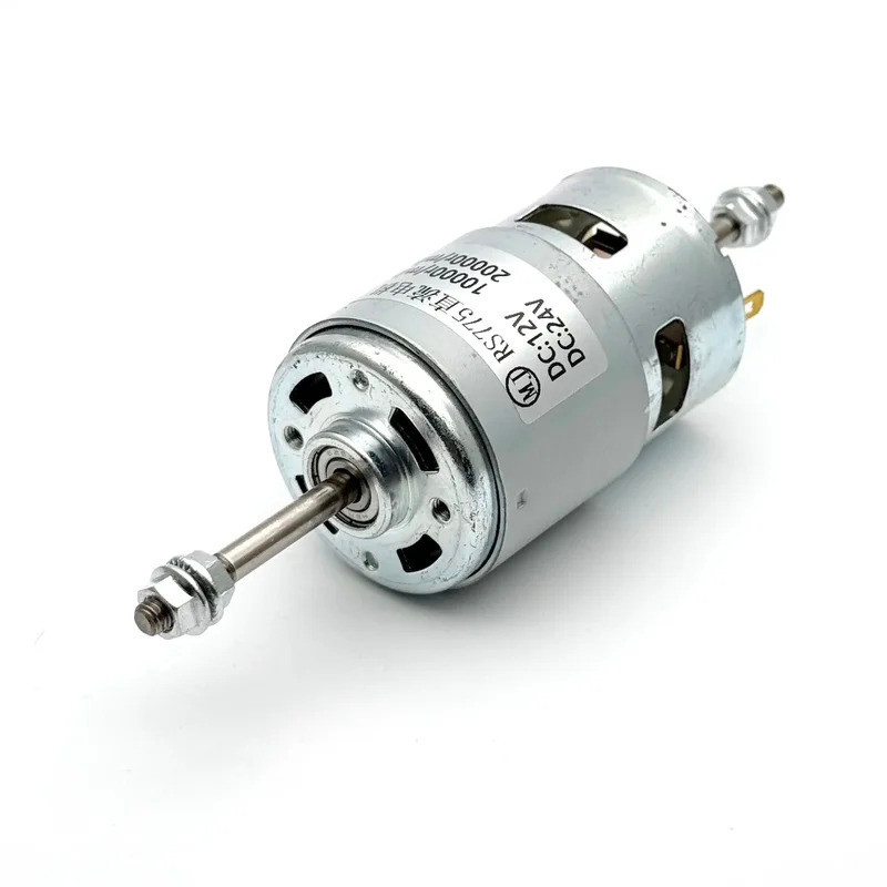 Motor 775 DC 12V 24V Rolamento Duplo Eixo De Parafuso 3000RPM 20000RPM 10000RPM H
