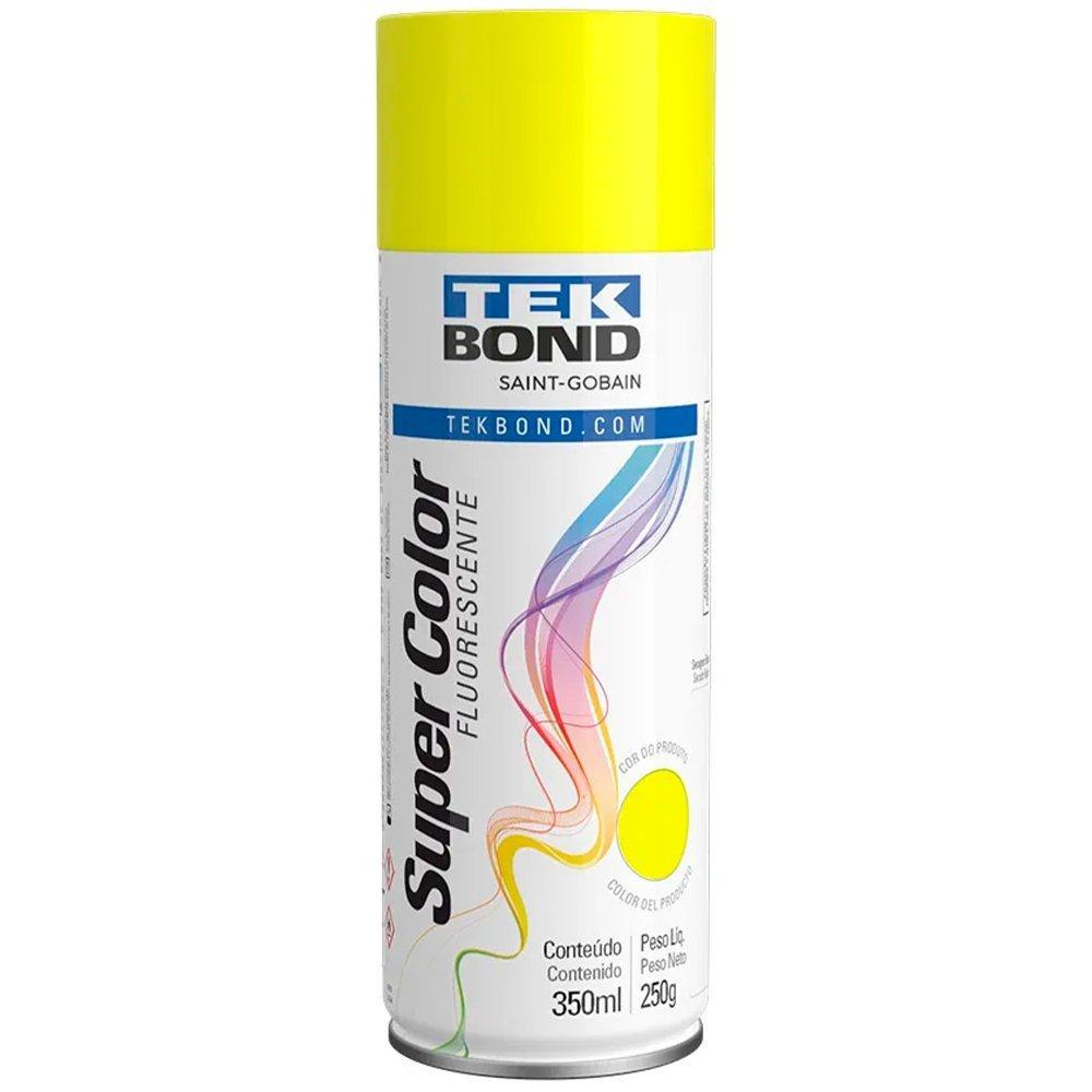 Tinta Spray Tekbond Amarelo Fluorescente 350ml