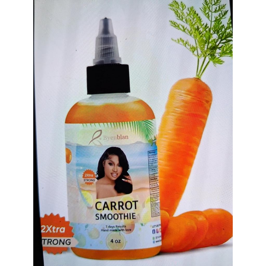 Byenblan LLC Brightening carrot smoothie 7 days results organic hand made.4 oz, Repairing & Anti-Aging Moisturizer for S