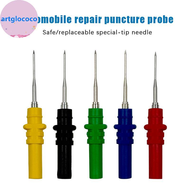 Artglococo 1/2/10pcs Sonda De Teste De Diagnóstico Automotivo Agulhas De Punção Osciloscópio Conjunto De Pinos De Acessó
