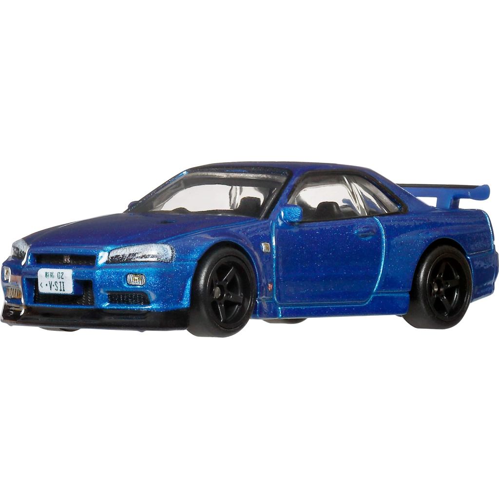 Hot Wheels Car Culture Timeless Icons Nissan Skyline GT-R V-Spec II (BNR34) Toy Vehicle Miniature Car for Ages 3 and Up