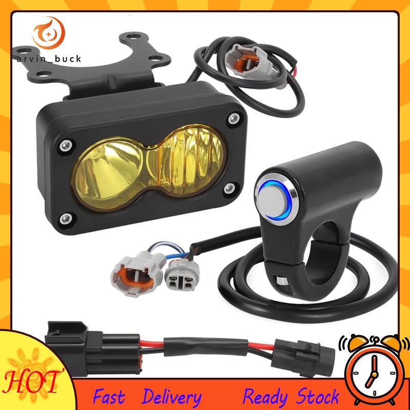 Kit De Farol Dirtbike Com Interruptor De Luz Azul Amarela-Para X260 Talaria Sting R MX4 PC Len