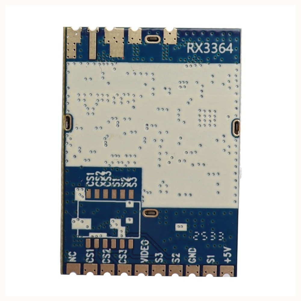 RX3364 Módulo Receptor De Áudio E Vídeo Sem Fio De 3.3 Ghz 3060-3500 Mhz Fácil Instalação Para Drone Racing [waroom.br]