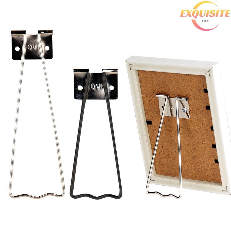 [EL-t] Moldura De Foto Cavalete Ba Suporte Requintado Decorativo Ferragem Arte Artesanato Exibição Ra Display Placa Titu
